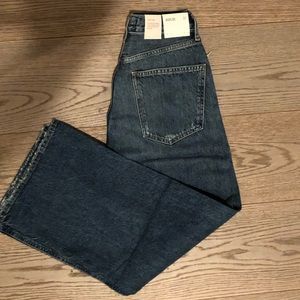 AGOLDE REN high rise wide leg jean